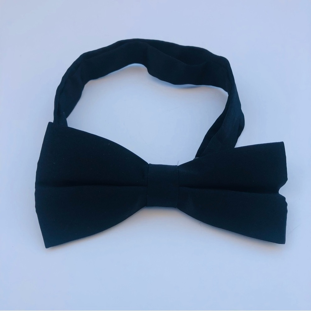 Black Silk Bow Tie